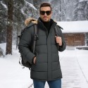 Men's Windproof Water Repellent Winter Parka Jacket
