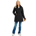 Women's Long Waterproof Puffer Jacket with Hood