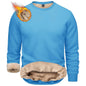 Men’s Sherpa Lined Sweatshirt Warm Heavyweight Fleece Pullover