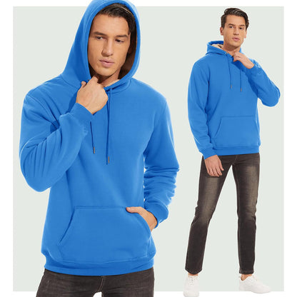 Men's Fleece Hoodie Thick Fleece Lined Sweatshirt