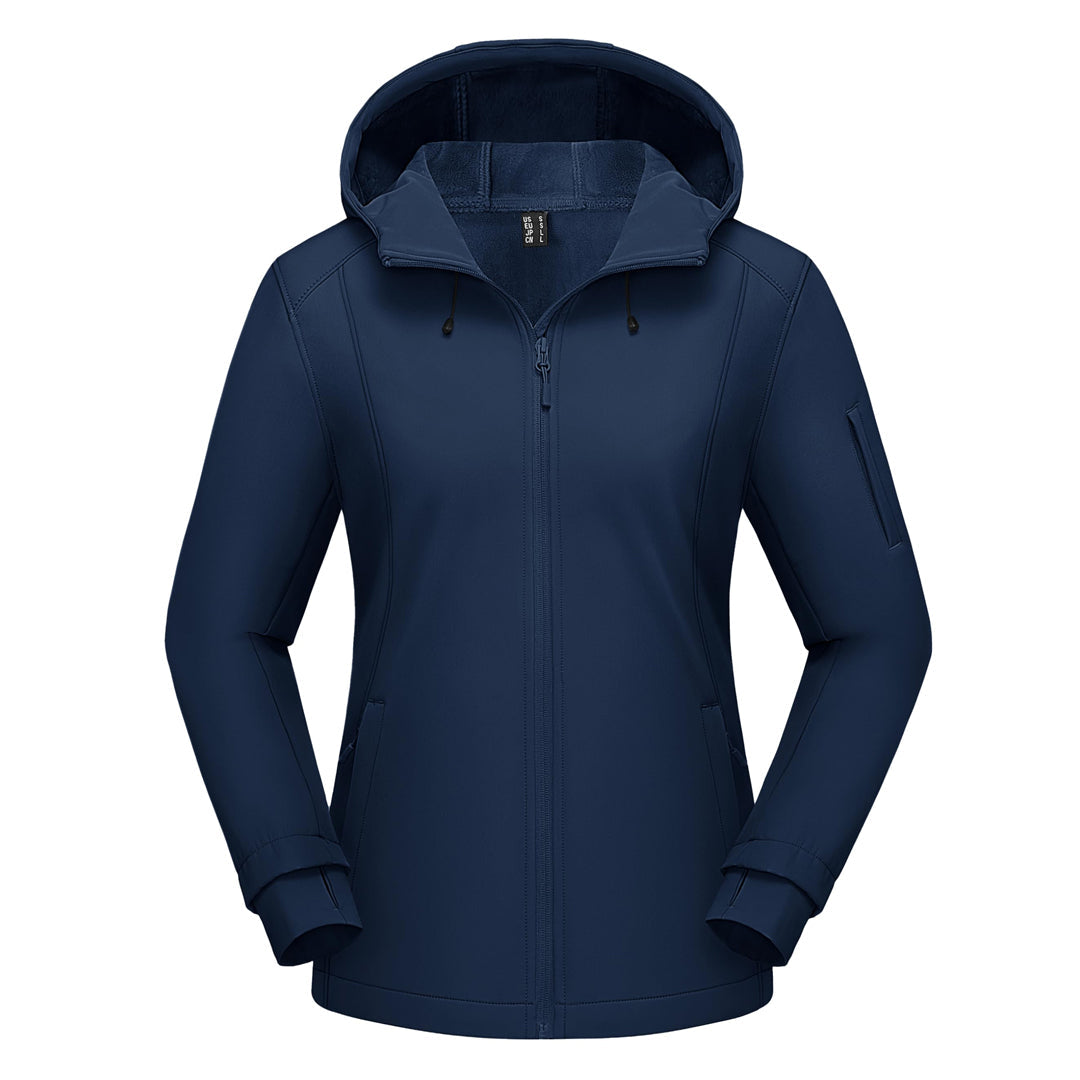 Women's Waterproof Softshell Hiking Hooded Jacket