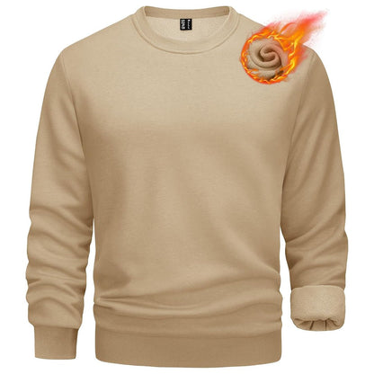 Men's Casual Crewneck Fleece Pullover Sweatshirts