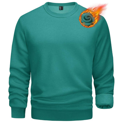 Men's Casual Crewneck Fleece Pullover Sweatshirts