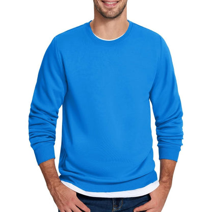 Men's Casual Crewneck Fleece Pullover Sweatshirts