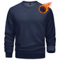 Men's Casual Crewneck Fleece Pullover Sweatshirts