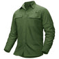 Men's Fishing Shirts UPF50+ Sun Protection Shirts with Zipper Pockets