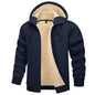 Men's Fleece Hoodie Jacket Windproof Winter Coats