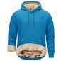 Men's Fleece Hoodie Thick Fleece Lined Sweatshirt