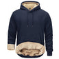 Men's Fleece Hoodie Thick Fleece Lined Sweatshirt