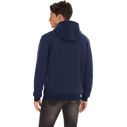 Men's Fleece Hoodie Thick Fleece Lined Sweatshirt