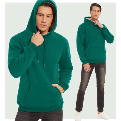 Men's Fleece Hoodie Thick Fleece Lined Sweatshirt