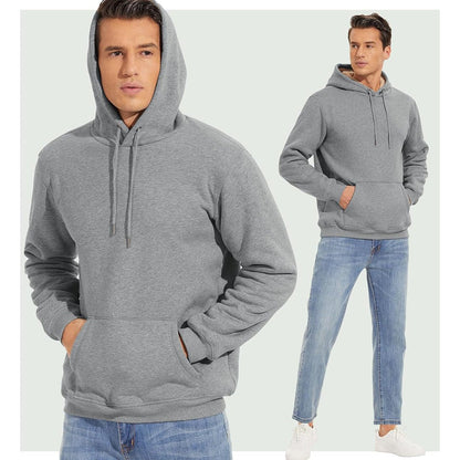 Men's Fleece Hoodie Thick Fleece Lined Sweatshirt