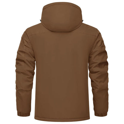 Men's Fleece Lined Waterproof Winter Ski Jacket