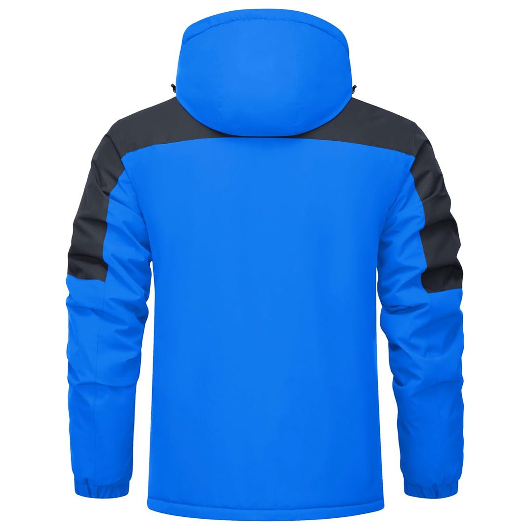 Men's Fleece Lined Waterproof Winter Ski Jacket