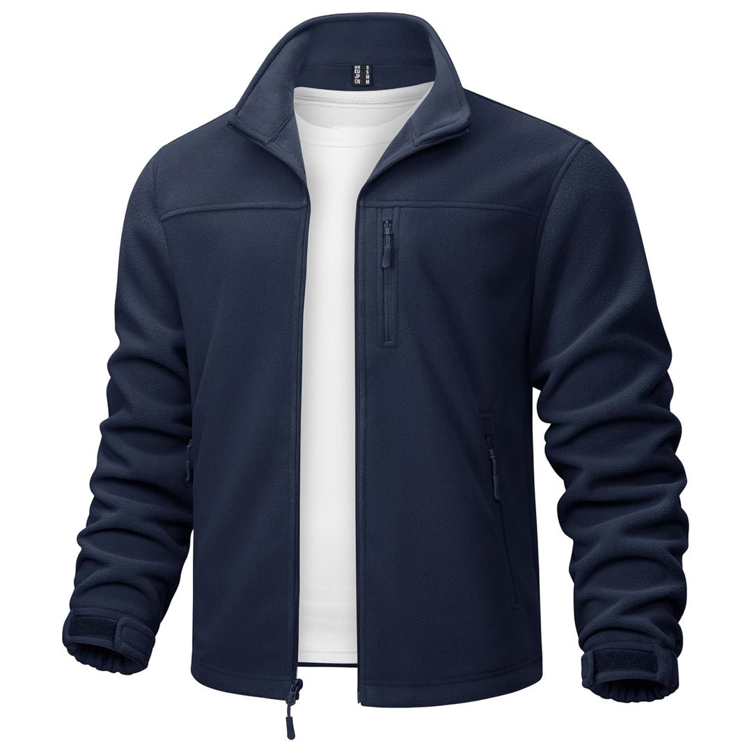 Men's Lightweight Polar Fleece Jacket for Hiking