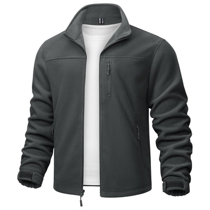 Men's Lightweight Polar Fleece Jacket for Hiking