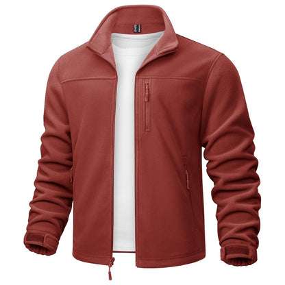 Men's Lightweight Polar Fleece Jacket for Hiking