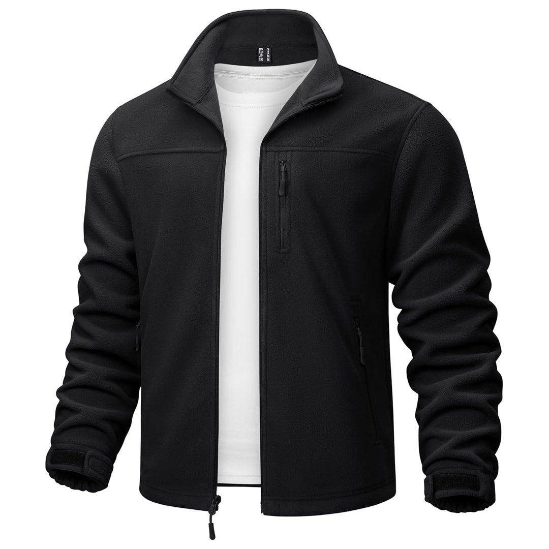 Men's Lightweight Polar Fleece Jacket for Hiking