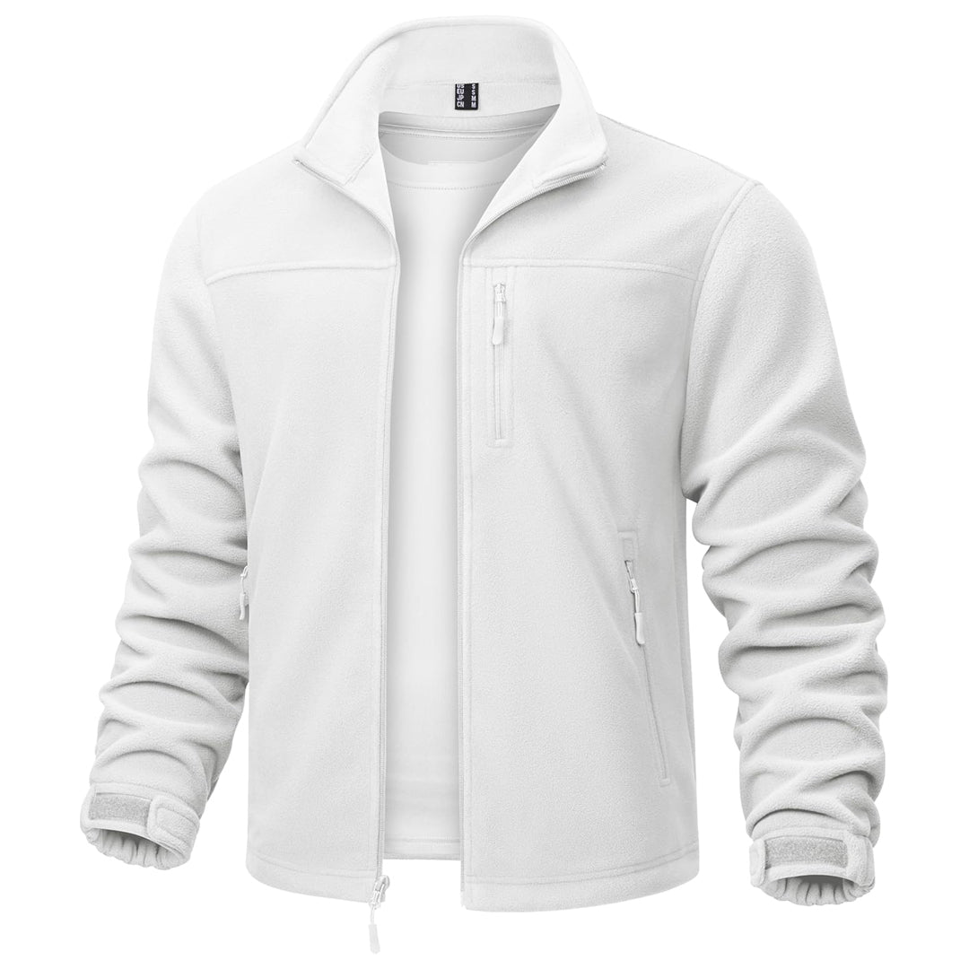 Men's Lightweight Polar Fleece Jacket for Hiking