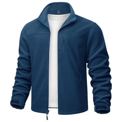 Men's Lightweight Polar Fleece Jacket for Hiking