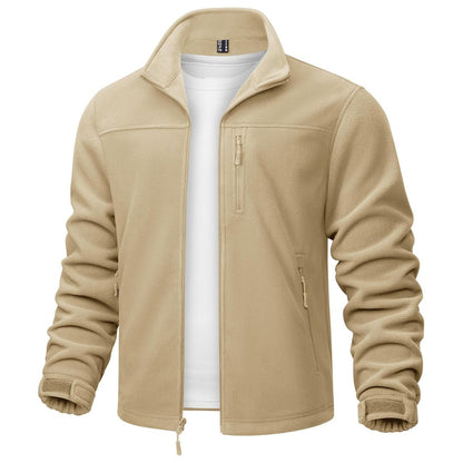 Men's Lightweight Polar Fleece Jacket for Hiking
