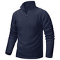 Men's Pullover Workout Fleece 1/4 Zip Uncw Vintage Sweatshirts