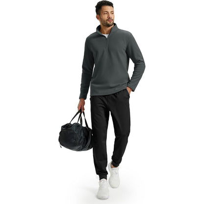Men's Pullover Workout Fleece 1/4 Zip Uncw Vintage Sweatshirts