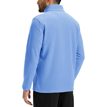 Men's Pullover Workout Fleece 1/4 Zip Uncw Vintage Sweatshirts