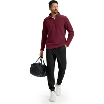 Men's Pullover Workout Fleece 1/4 Zip Uncw Vintage Sweatshirts