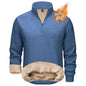 Men's Quarter Zip Fleece Pullover Warm Winter Sweatshirt
