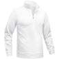 Men's Quarter Zip Pullover Sweatshirts Lightweight Fleece Lined