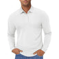 Men's Polo Shirt Long Sleeve Quick Dry for Golf Work Fishing