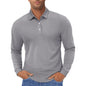 Men's Polo Shirt Long Sleeve Quick Dry for Golf Work Fishing