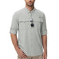 Men's Quick Dry Tactical Shirts UV Protection Hiking Shirt