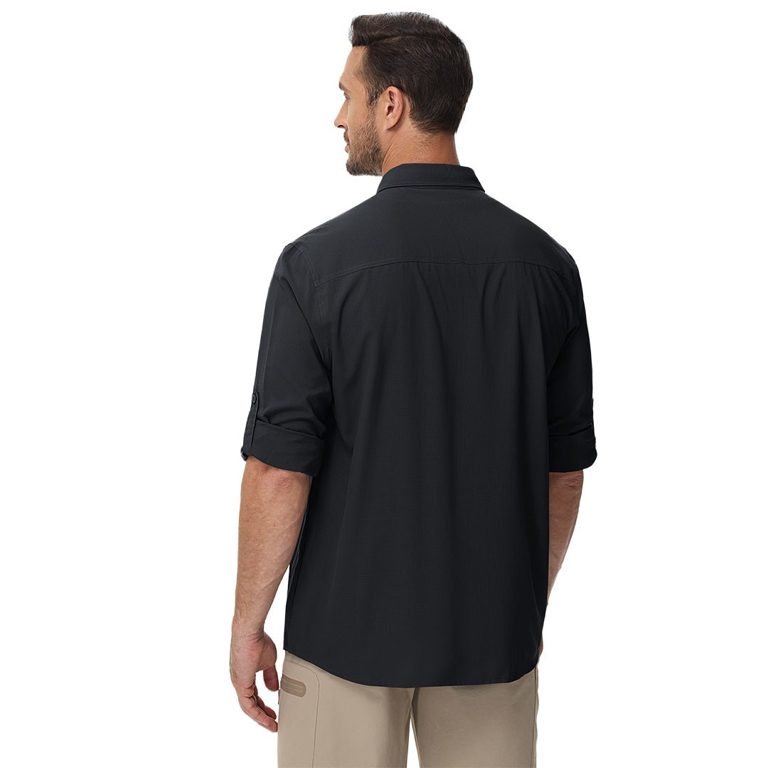 Men's Quick Dry Tactical Shirts UV Protection Hiking Shirt