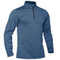 Men’s Quarter Zip Pullover Sweatshirt Long Sleeve Winter Fleece Lined Thermal