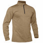 Men’s Quarter Zip Pullover Sweatshirt Long Sleeve Winter Fleece Lined Thermal