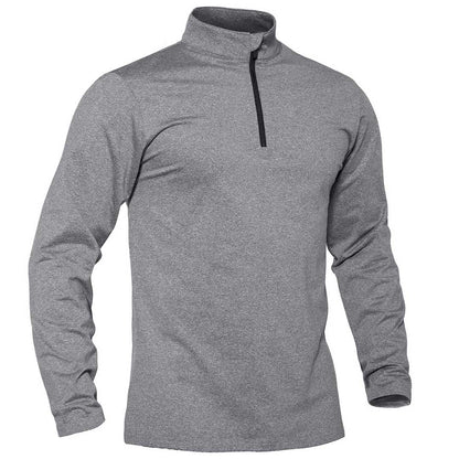 Men’s Quarter Zip Pullover Sweatshirt Long Sleeve Winter Fleece Lined Thermal