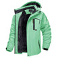 Men's Waterproof Fleece Lined Ski Jacket with Multiple Pockets