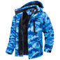 Men's Waterproof Fleece Lined Ski Jacket with Multiple Pockets