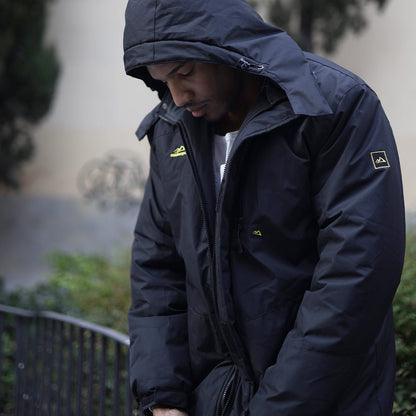 Men's Waterproof Fleece Lined Ski Jacket with Multiple Pockets