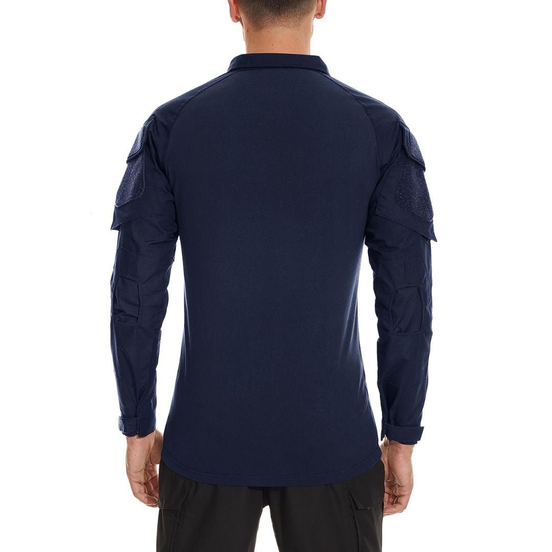Men's Tactical 1/4 Half Zip Sweatshirt Assault Design Combat Shirt