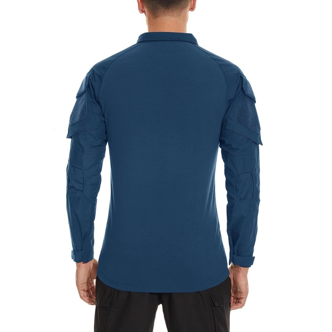 Men's Tactical 1/4 Half Zip Sweatshirt Assault Design Combat Shirt