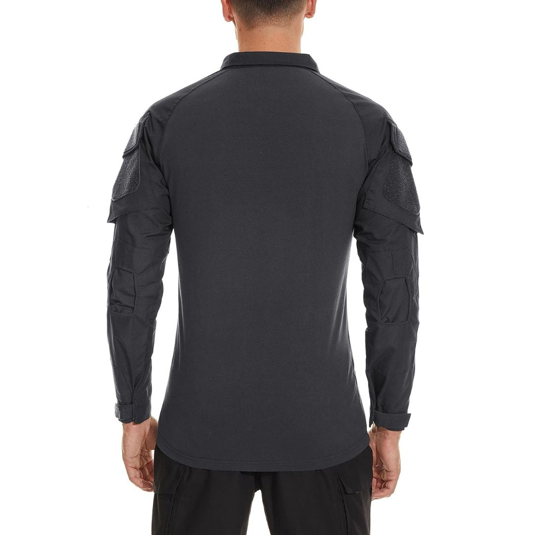 Men's Tactical 1/4 Half Zip Sweatshirt Assault Design Combat Shirt