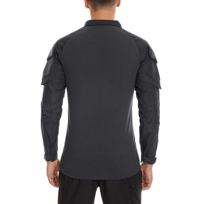 Men's Tactical 1/4 Half Zip Sweatshirt Assault Design Combat Shirt