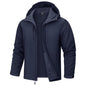 Men's Tactical Softshell Jacket Hooded Waterproof Coat
