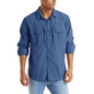 Men's Tactical Sun Protective Button-Down Long Sleeve Shirt