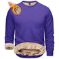 Men’s Sherpa Lined Sweatshirt Warm Heavyweight Fleece Pullover