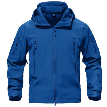 Men's Water Resistant Windbreaker Tactical Soft Shell Coat
