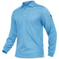 Men's Long Sleeve Quick Dry Tactical Performance Polo Shirt
